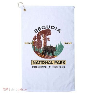 California National Park Sequoia Golf Towel