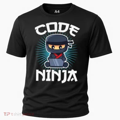 Code Ninja Programmer Coder Computer Programming Coding Cooling Performance Crew T-Shirt