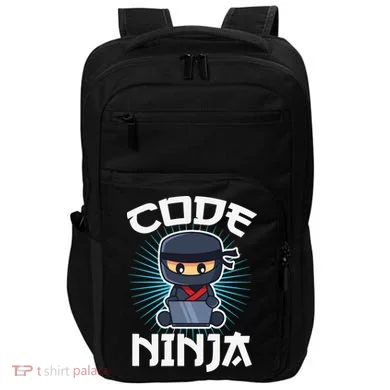 Code Ninja Programmer Coder Computer Programming Coding Impact Tech Backpack