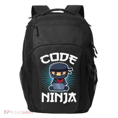 Code Ninja Programmer Coder Computer Programming Coding Transport Backpack