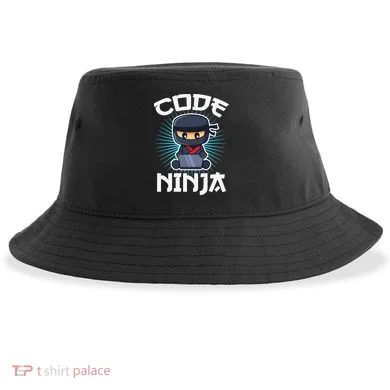 Code Ninja Programmer Coder Computer Programming Coding Sustainable Bucket Hat