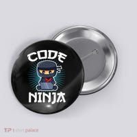 Code Ninja Programmer Coder Computer Programming Coding Button thumb 0