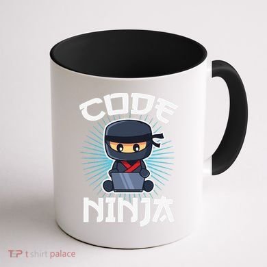 Code Ninja Programmer Coder Computer Programming Coding Coffee Mug back