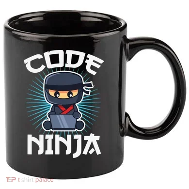 Code Ninja Programmer Coder Computer Programming Coding 11oz C Handle Ceramic Mug
