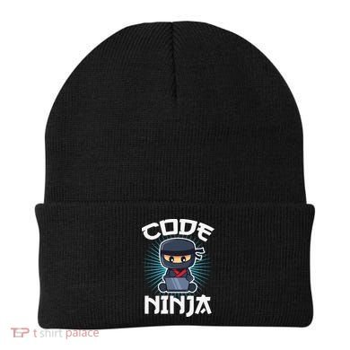 Code Ninja Programmer Coder Computer Programming Coding Beanie