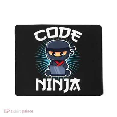 Code Ninja Programmer Coder Computer Programming Coding Mousepad