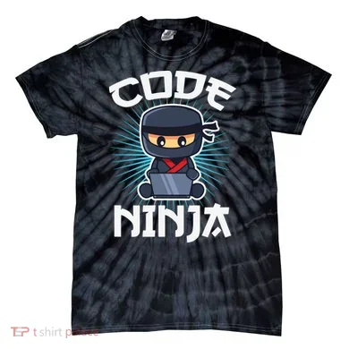Code Ninja Programmer Coder Computer Programming Coding Tie-Dye T-Shirt