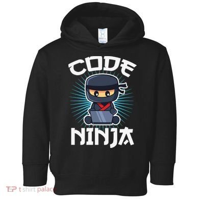 Code Ninja Programmer Coder Computer Programming Coding Toddler Hoodie