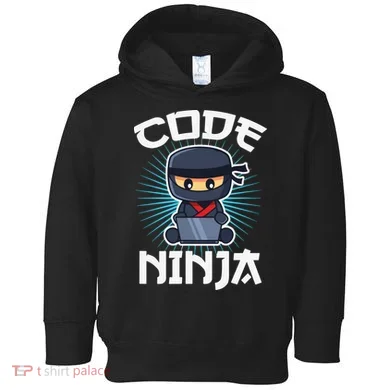 Code Ninja Programmer Coder Computer Programming Coding Toddler Hoodie