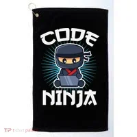 Code Ninja Programmer Coder Computer Programming Coding Golf Towel thumb 0