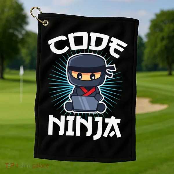 Code Ninja Programmer Coder Computer Programming Coding Golf Towel