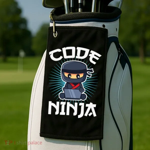 Code Ninja Programmer Coder Computer Programming Coding Golf Towel