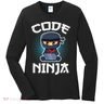 Code Ninja Programmer Coder Computer Programming Coding Women's Long Sleeve Shirt