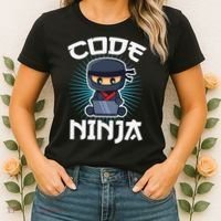 Code Ninja Programmer Coder Computer Programming Coding Women's T-Shirt thumb 2