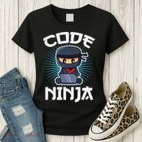 Code Ninja Programmer Coder Computer Programming Coding Women's T-Shirt thumb 3