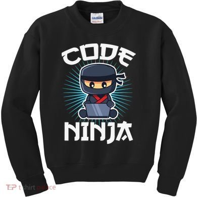 Code Ninja Programmer Coder Computer Programming Coding Kids Sweatshirt