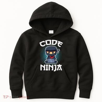 Code Ninja Programmer Coder Computer Programming Coding Kids Hoodie