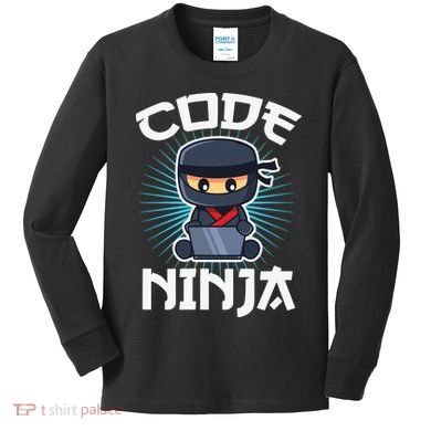 Code Ninja Programmer Coder Computer Programming Coding Kids Long Sleeve Shirt