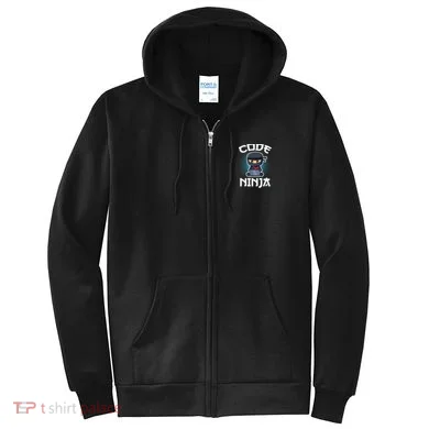 Code Ninja Programmer Coder Computer Programming Coding Full Zip Hoodie