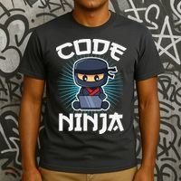 Code Ninja Programmer Coder Computer Programming Coding T-Shirt thumb 3