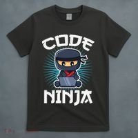 Code Ninja Programmer Coder Computer Programming Coding T-Shirt thumb 4