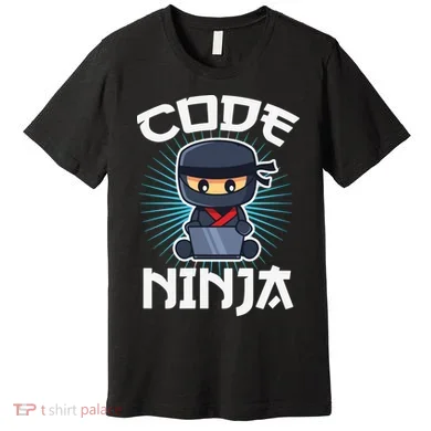 Code Ninja Programmer Coder Computer Programming Coding Premium T-Shirt