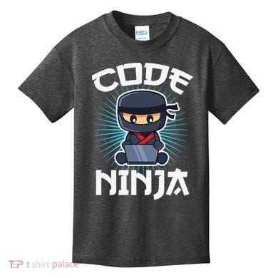 Code Ninja Programmer Coder Computer Programming Coding Kids T-Shirt