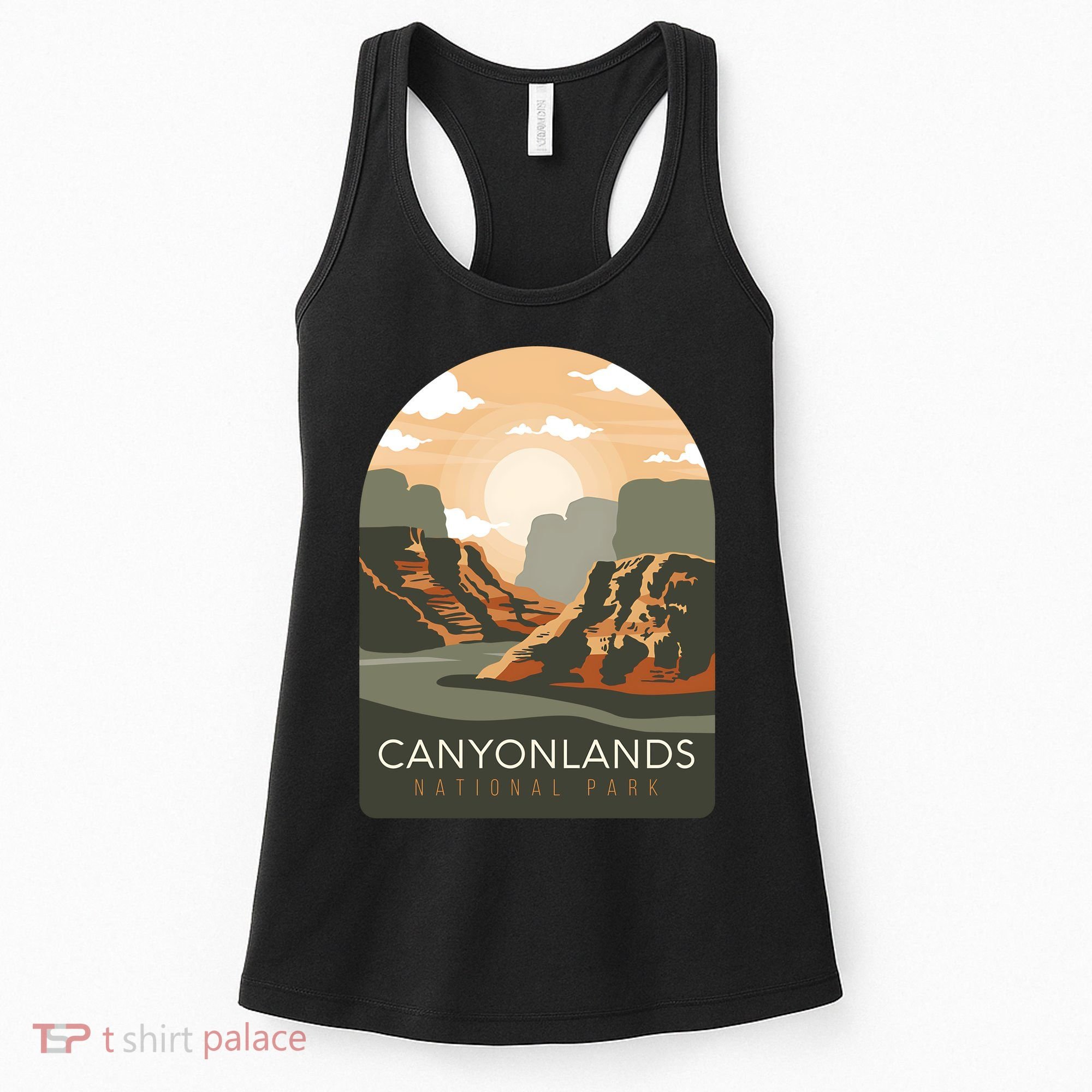 Canyonlands National Park Utah Zion Bryce Canyon Arches USA Women's Tank Top