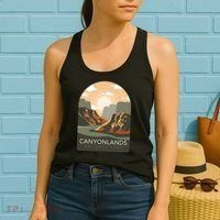 Canyonlands National Park Utah Zion Bryce Canyon Arches USA Women's Tank Top thumb 2