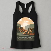 Canyonlands National Park Utah Zion Bryce Canyon Arches USA Women's Tank Top thumb 3