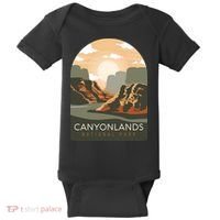 Canyonlands National Park Utah Zion Bryce Canyon Arches USA Baby Bodysuit thumb 0