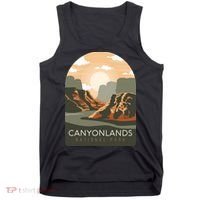 Canyonlands National Park Utah Zion Bryce Canyon Arches USA Tank Top thumb 0