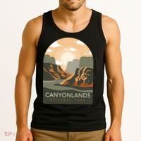 Canyonlands National Park Utah Zion Bryce Canyon Arches USA Tank Top thumb 3