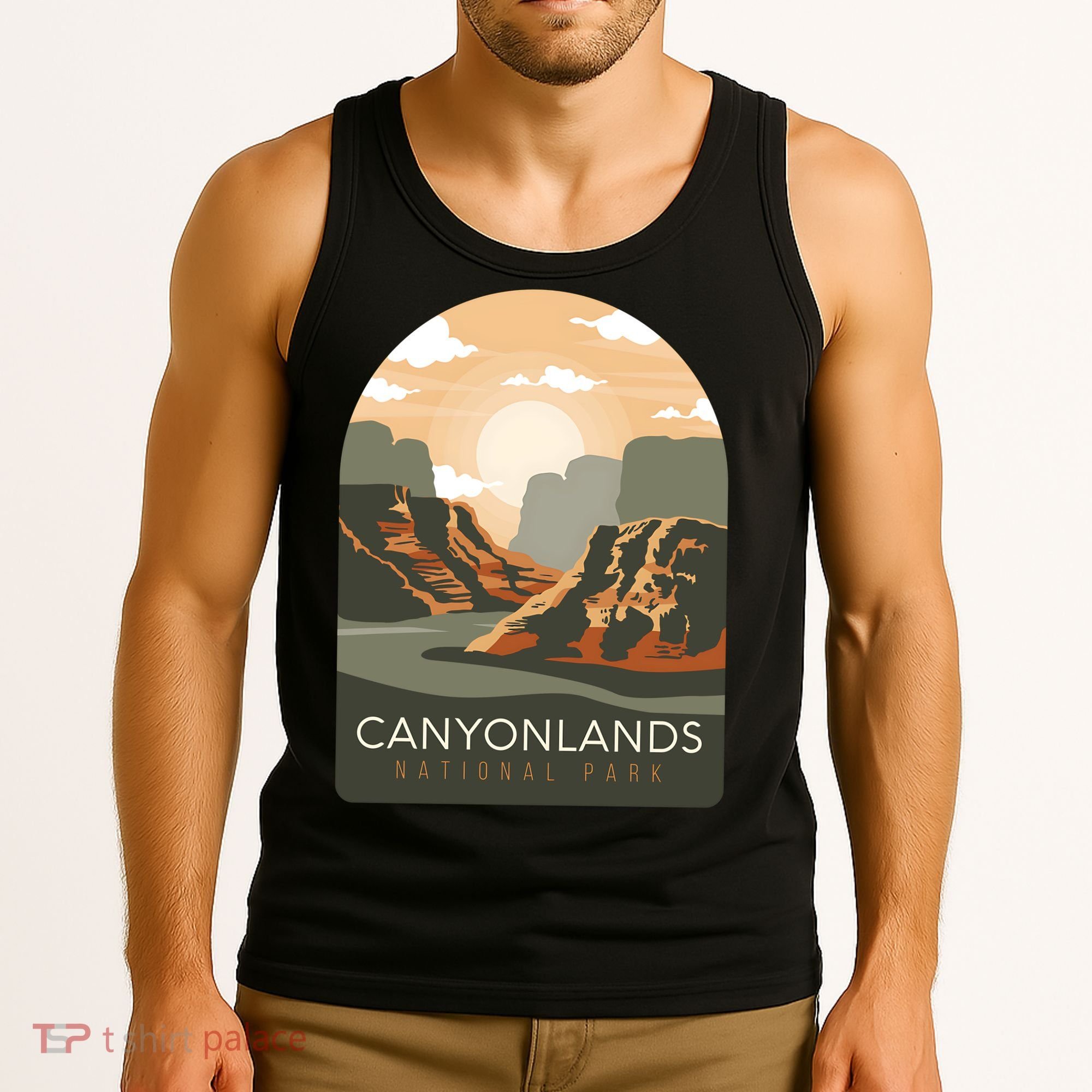 Canyonlands National Park Utah Zion Bryce Canyon Arches USA Tank Top