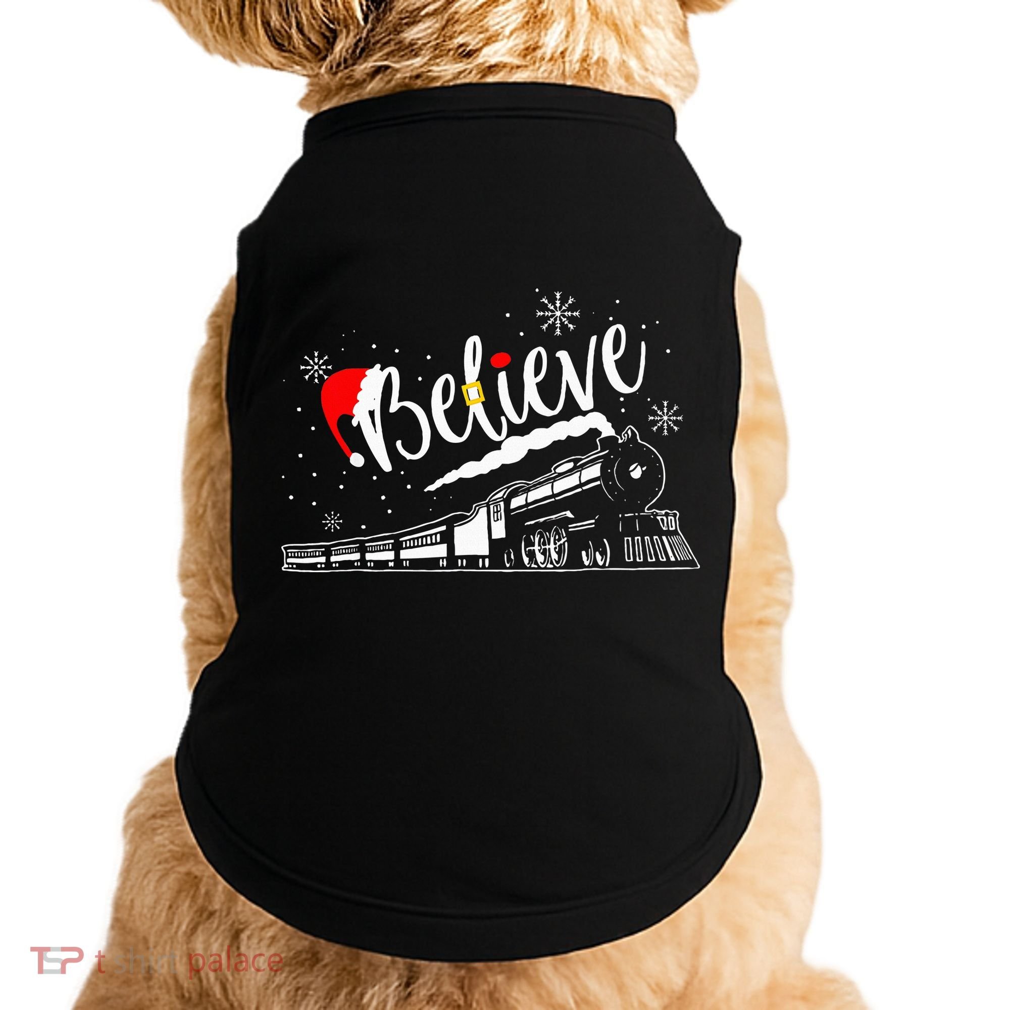 Christmas North P.O.L.E. P.O.L.A.R Express All Abroad Xmas Doggie Tank