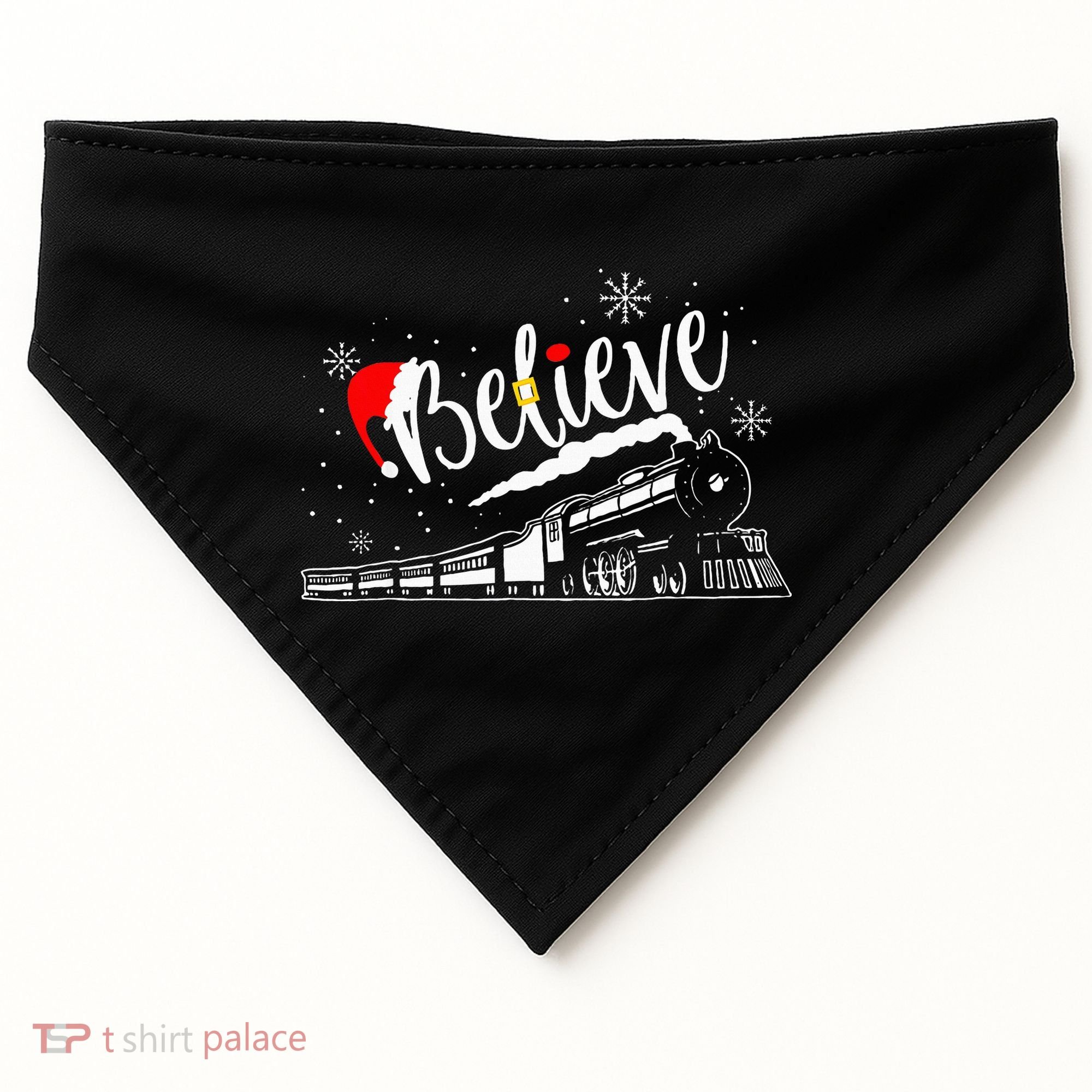 Christmas North P.O.L.E. P.O.L.A.R Express All Abroad Xmas USA-Made Doggie Bandana