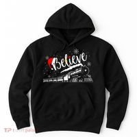 Christmas North P.O.L.E. P.O.L.A.R Express All Abroad Xmas Hoodie thumb 0