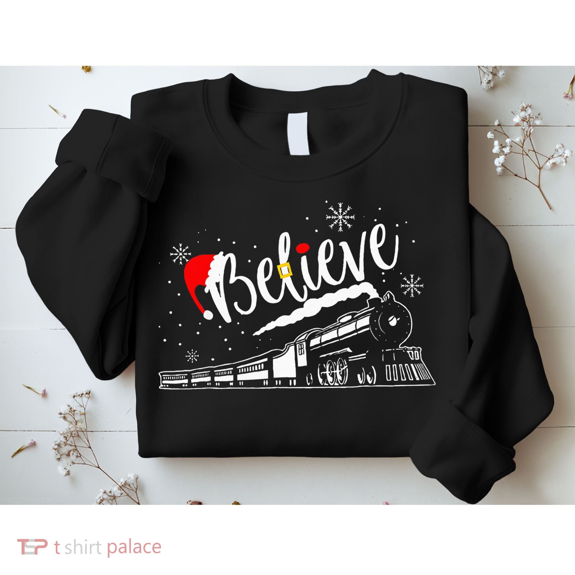 Christmas North P.O.L.E. P.O.L.A.R Express All Abroad Xmas Sweatshirt