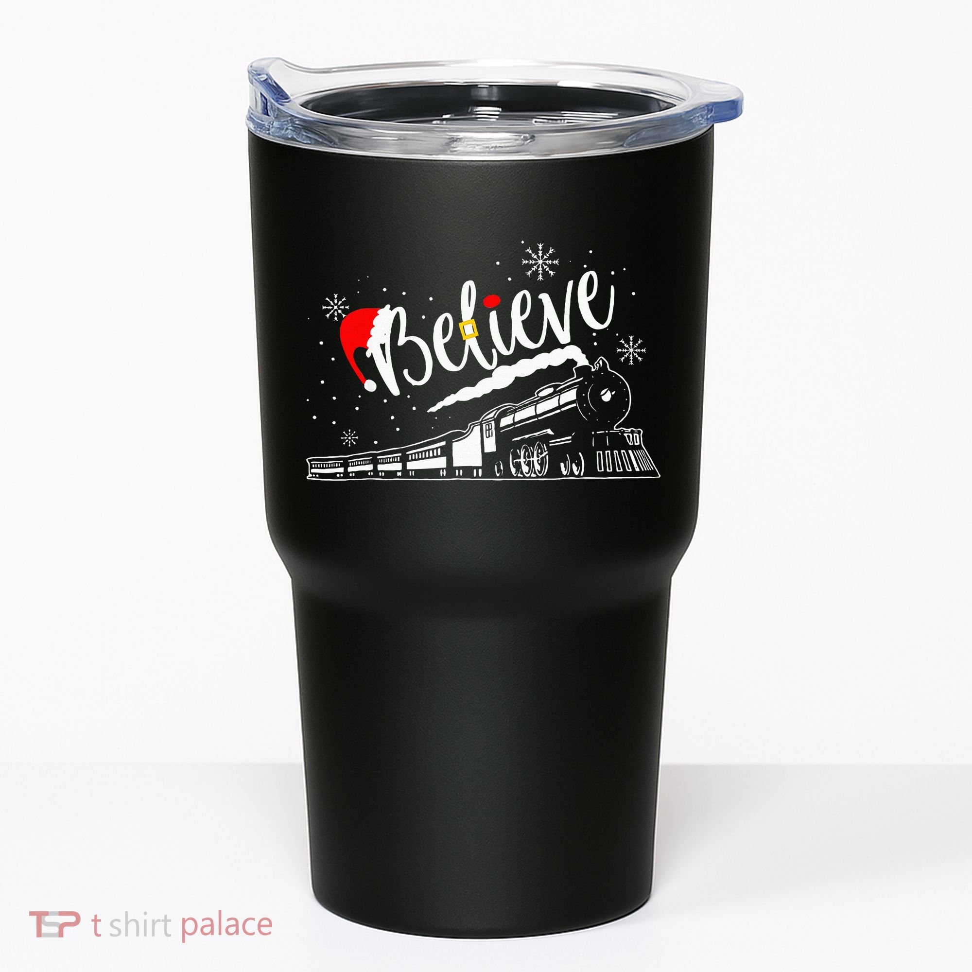 Christmas North P.O.L.E. P.O.L.A.R Express All Abroad Xmas Tumbler