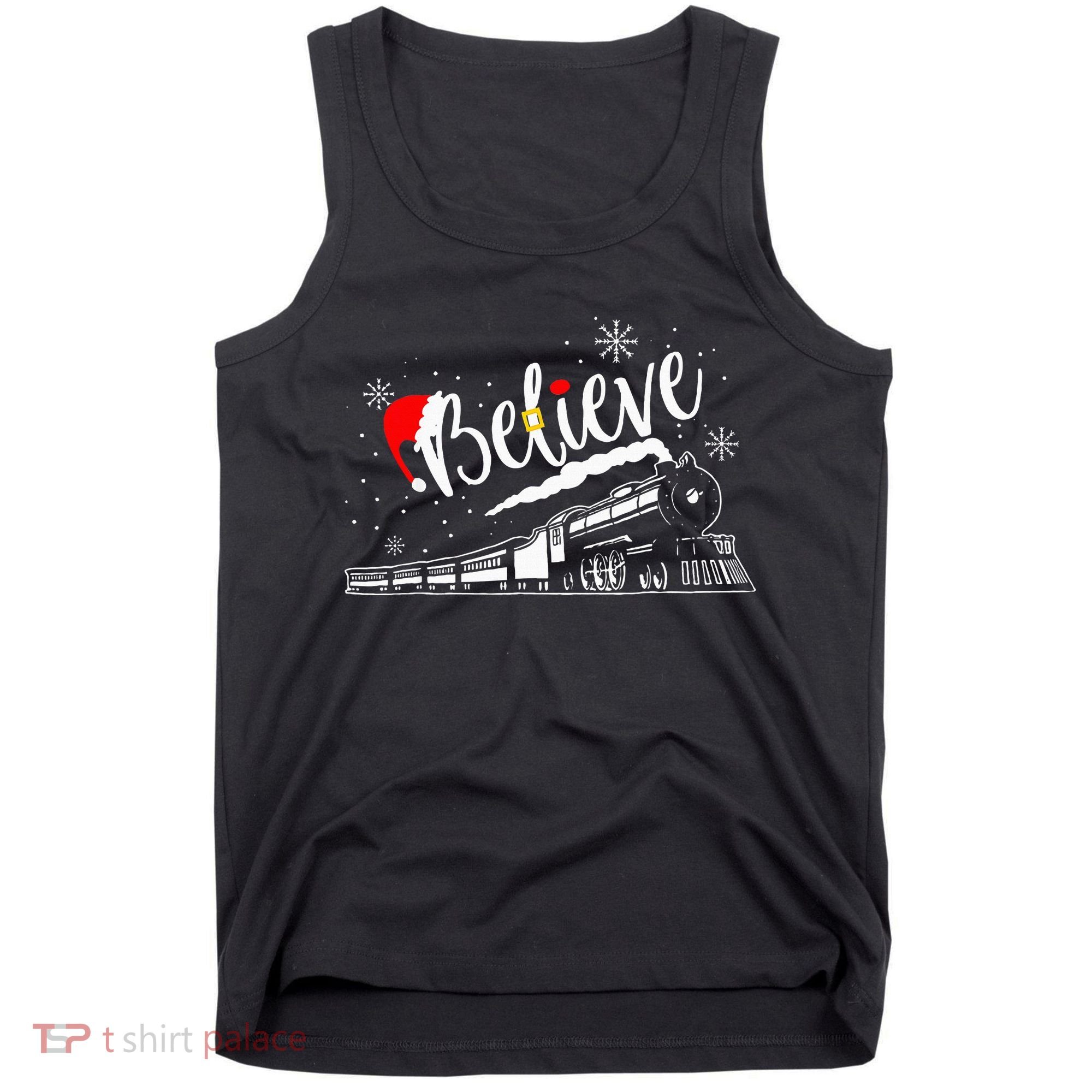 Christmas North P.O.L.E. P.O.L.A.R Express All Abroad Xmas Tank Top