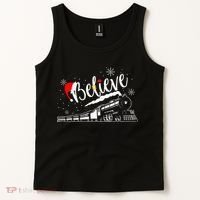 Christmas North P.O.L.E. P.O.L.A.R Express All Abroad Xmas Tank Top thumb 2