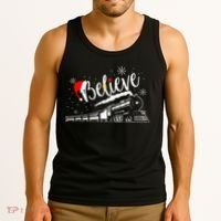 Christmas North P.O.L.E. P.O.L.A.R Express All Abroad Xmas Tank Top thumb 3