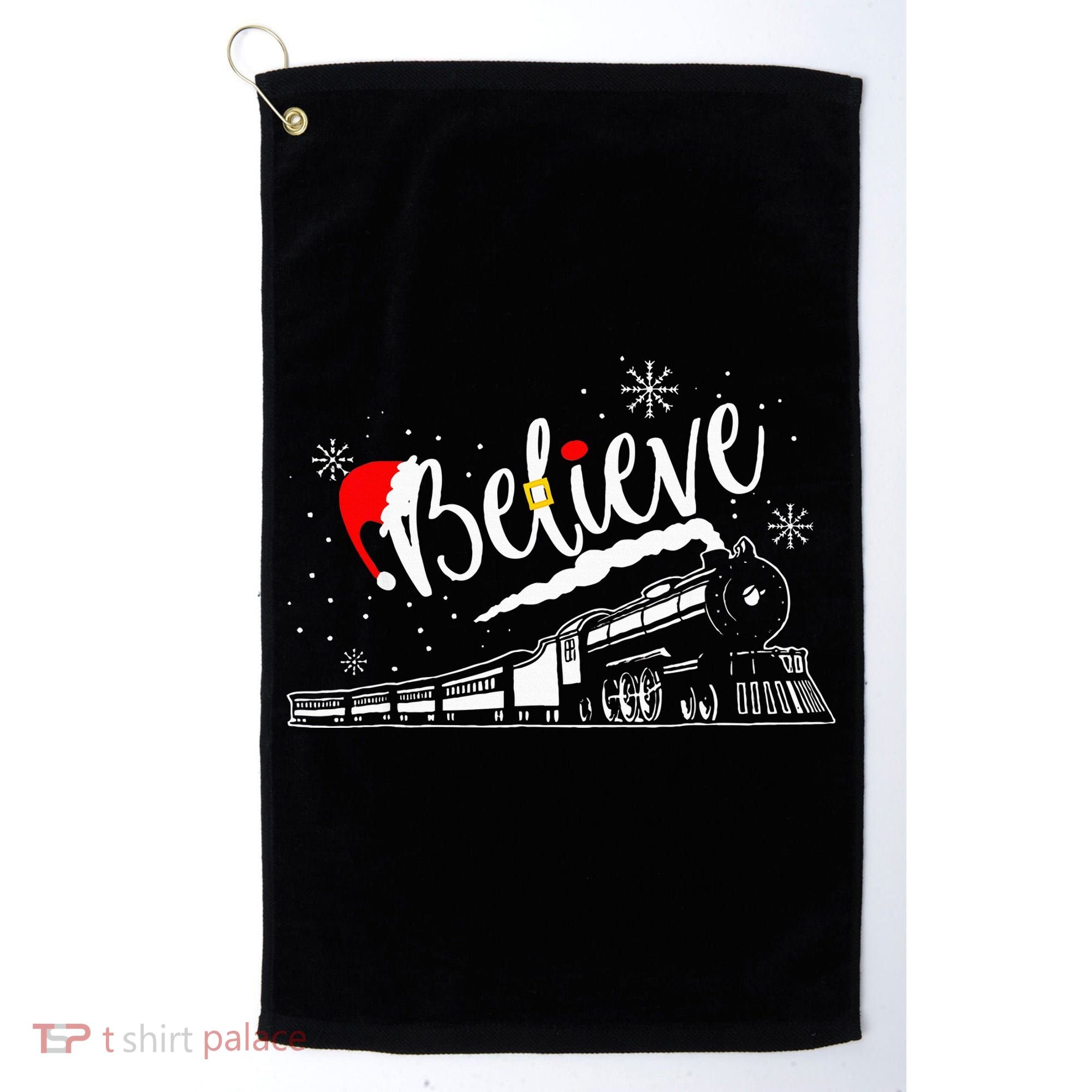 Christmas North P.O.L.E. P.O.L.A.R Express All Abroad Xmas Golf Towel