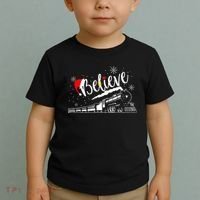 Christmas North P.O.L.E. P.O.L.A.R Express All Abroad Xmas Toddler T-Shirt thumb 2