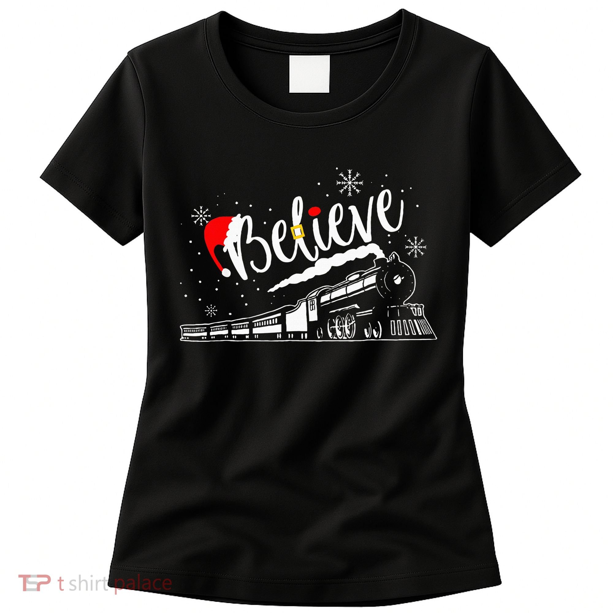 Christmas North P.O.L.E. P.O.L.A.R Express All Abroad Xmas Women's T-Shirt