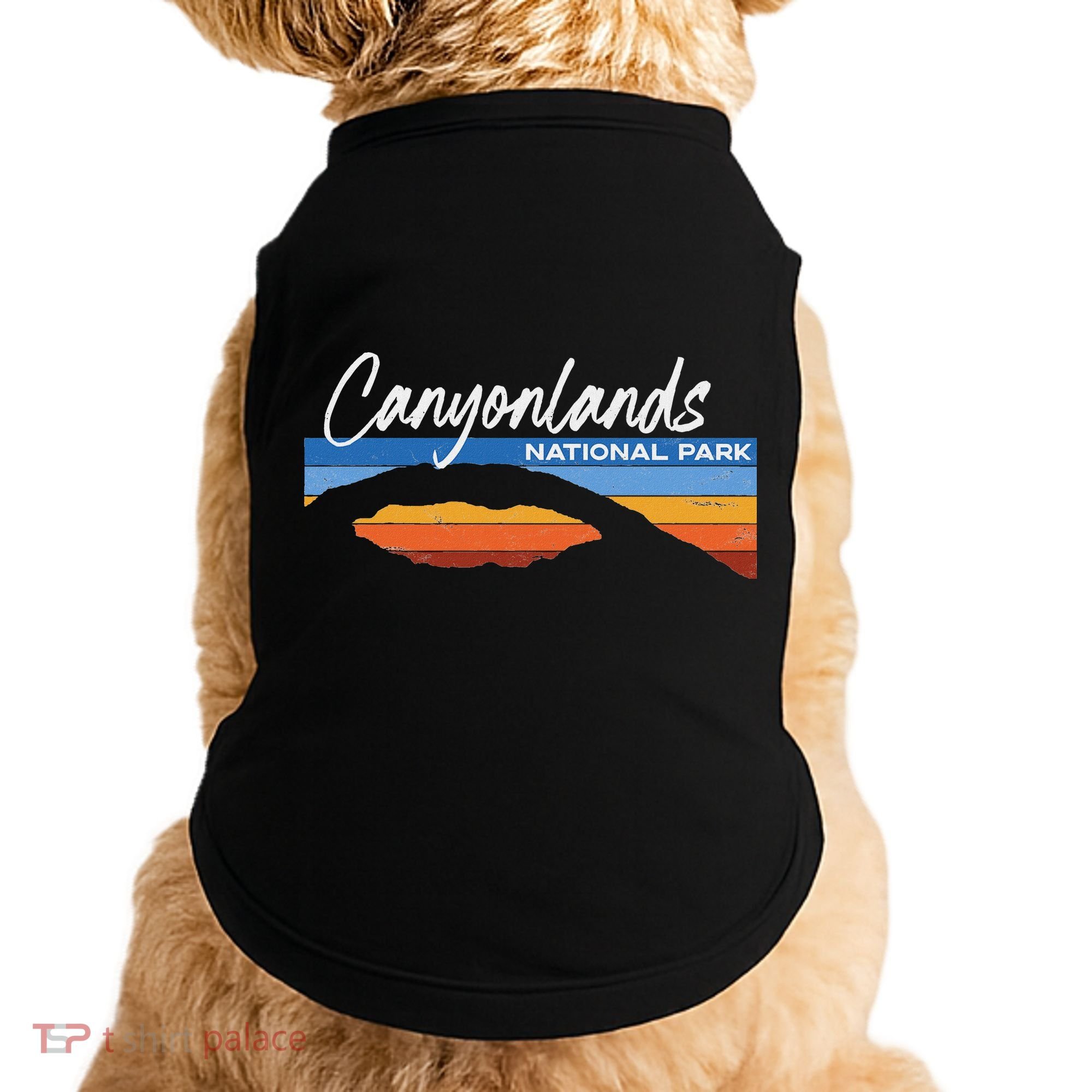 Canyonlands National Park Moab Utah Vacation Retro Ut Doggie Tank