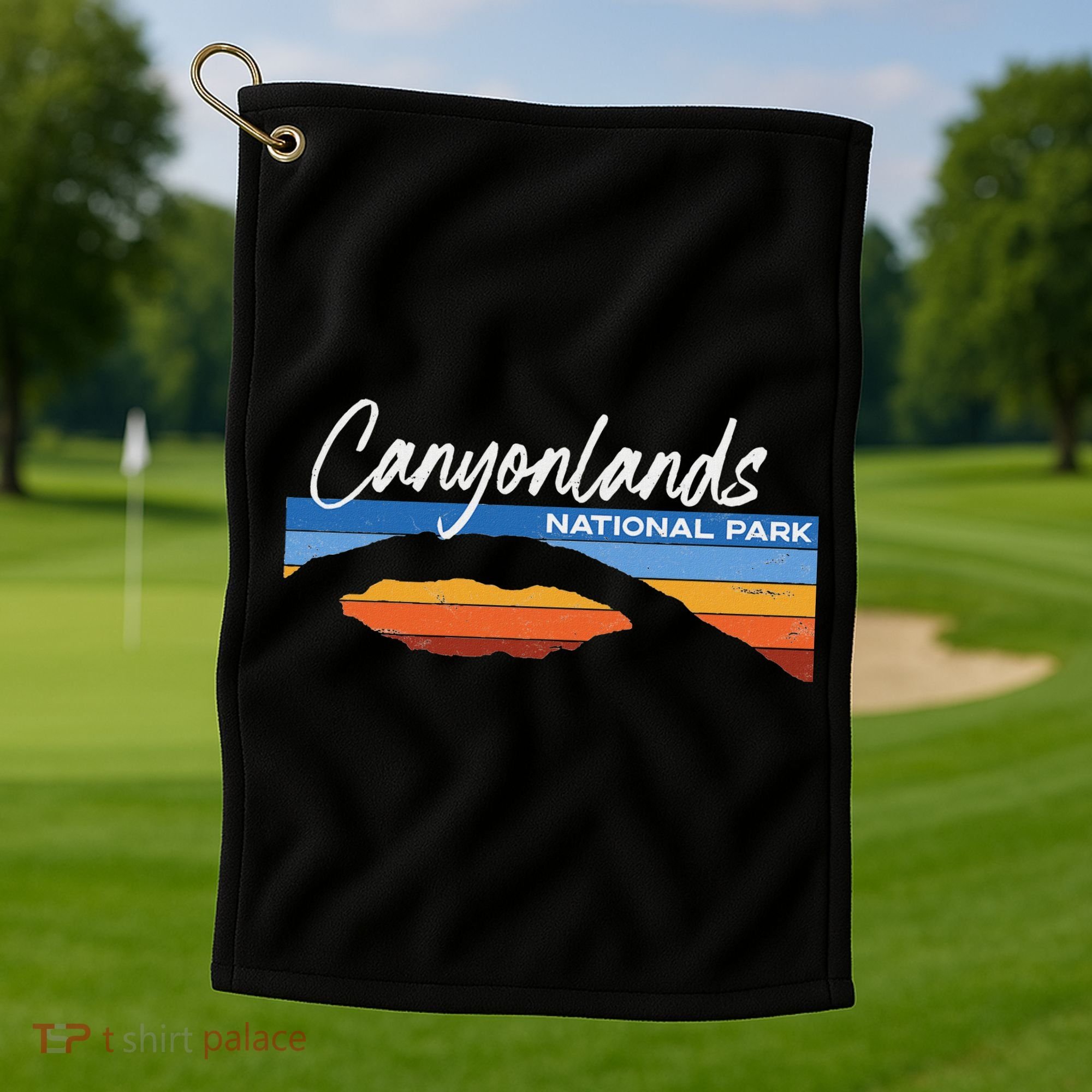 Canyonlands National Park Moab Utah Vacation Retro Ut Golf Towel