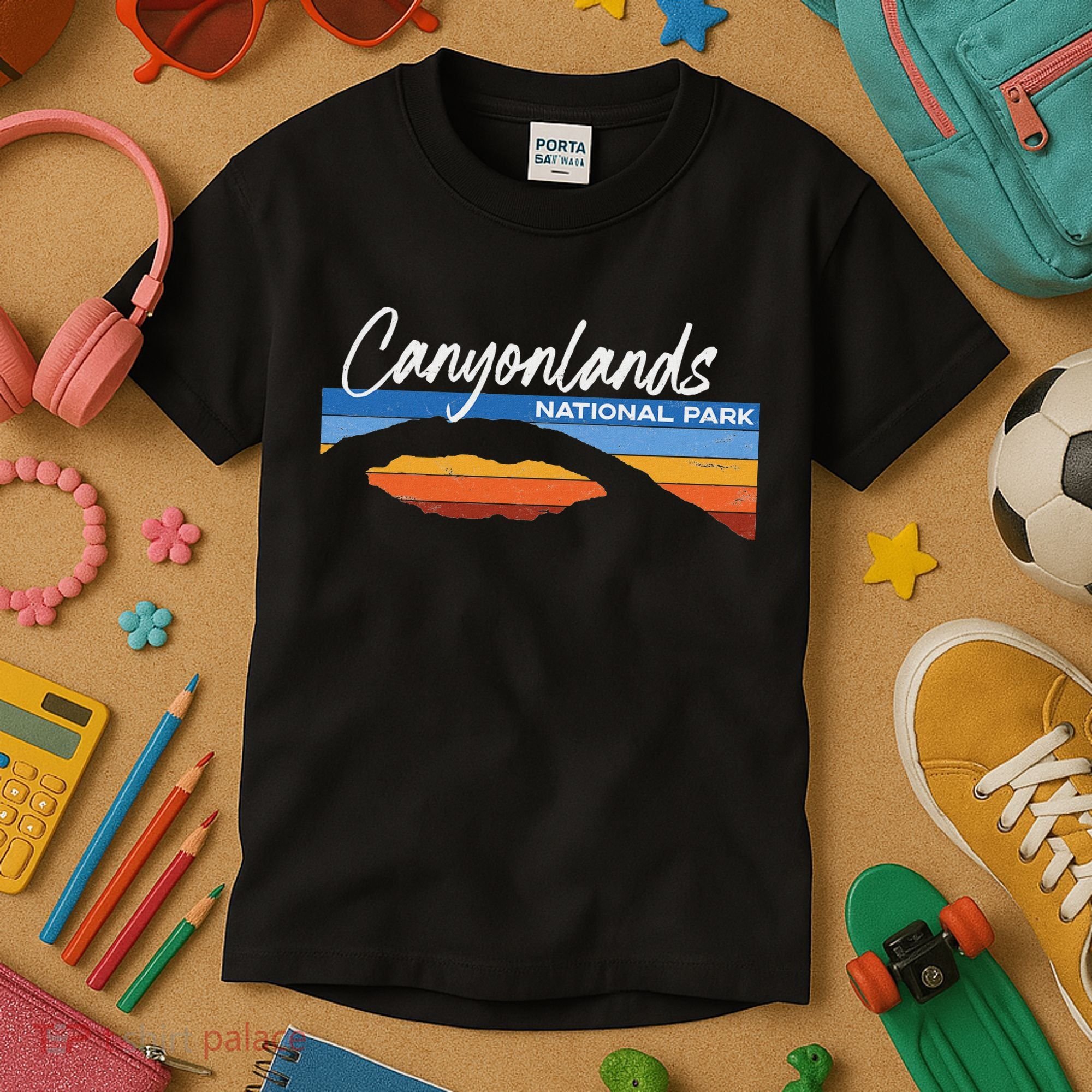 Canyonlands National Park Moab Utah Vacation Retro Ut Kids T-Shirt