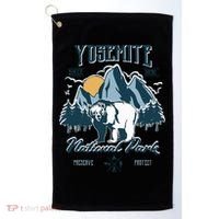 California National Park Yosemite National Park Golf Towel thumb 0