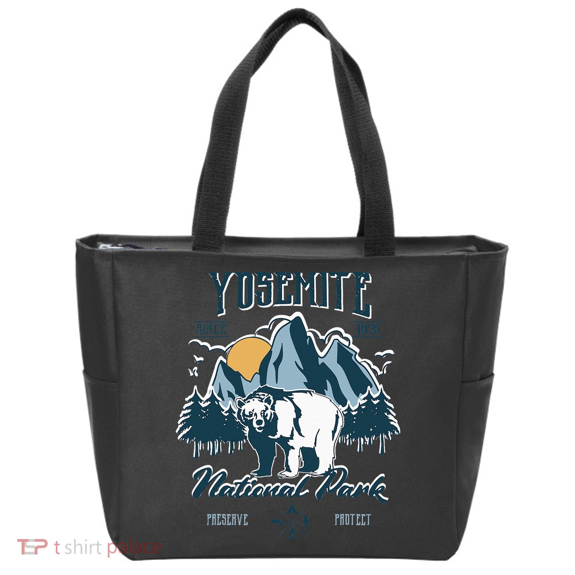 California National Park Yosemite National Park Tote Bag